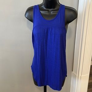 American Eagle Outfitters sz S royal blue tank w/zipper.